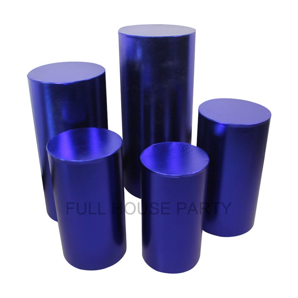 Covers - 5 piece Cylinder Stands, Pedestals backdrop party decor supplies decorations pro