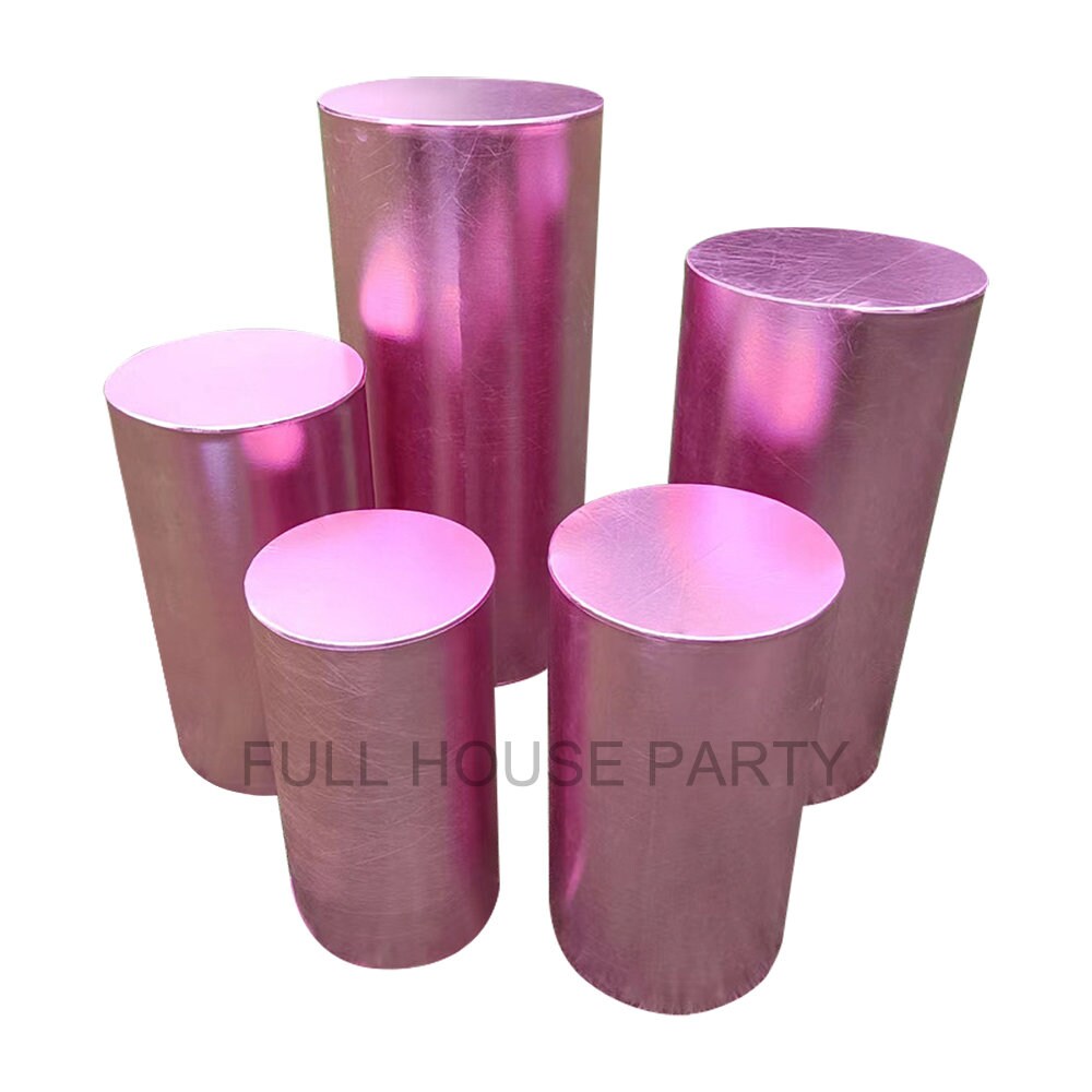 Covers - 5 piece Cylinder Stands, Pedestals backdrop party decor supplies decorations pro