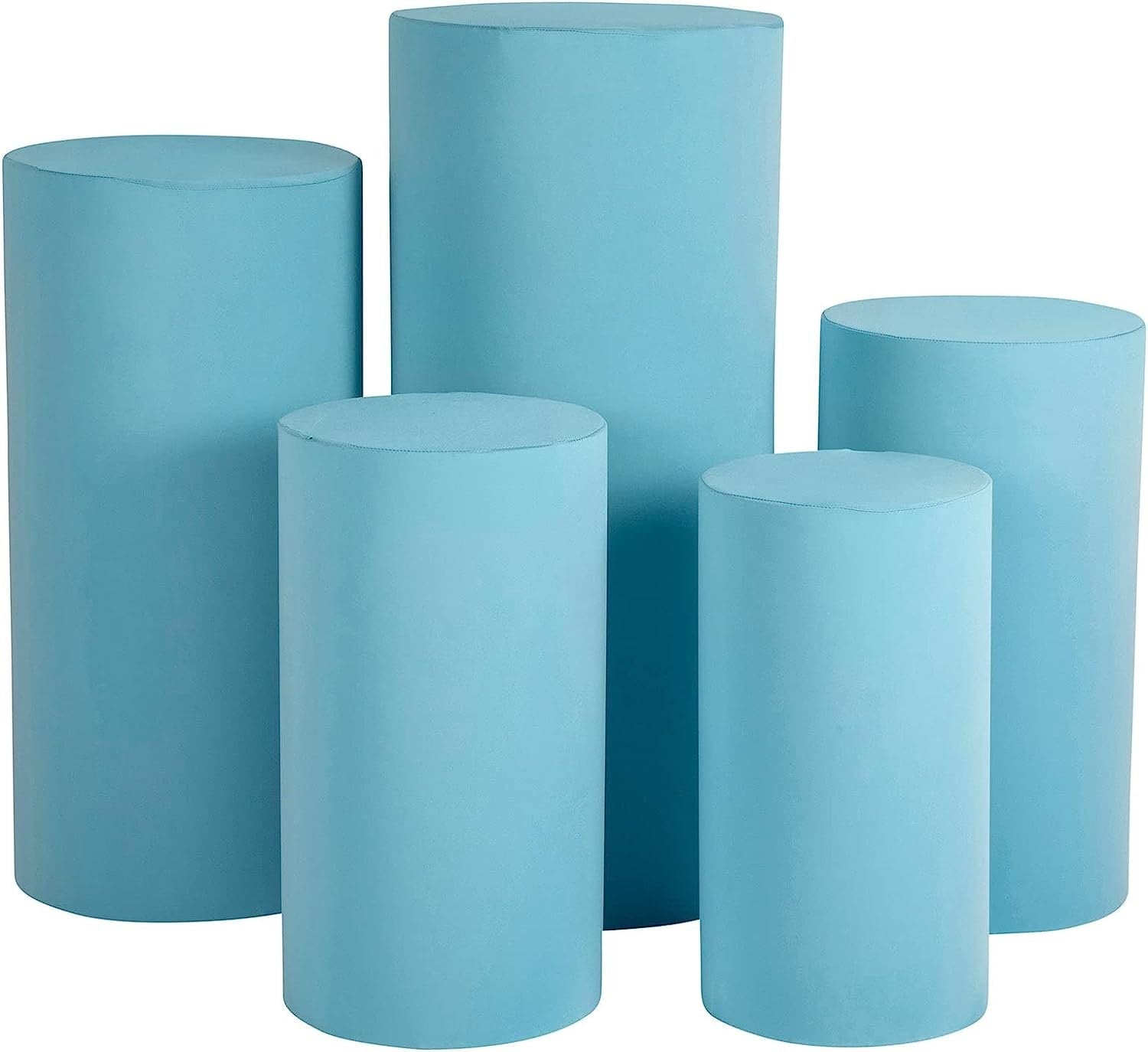 Covers - 5 piece Cylinder Stands, Pedestals backdrop party decor supplies decorations pro