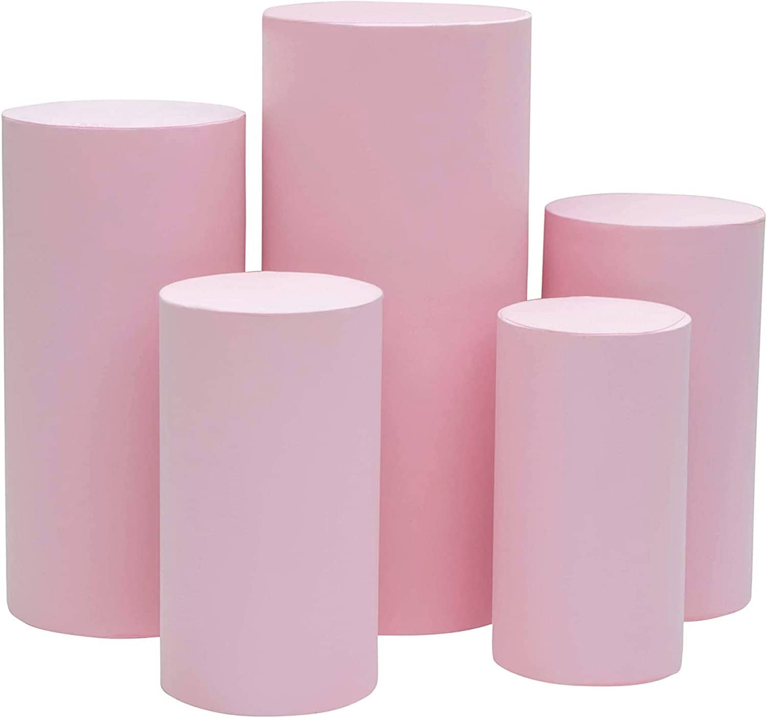 Covers - 5 piece Cylinder Stands, Pedestals backdrop party decor supplies decorations pro